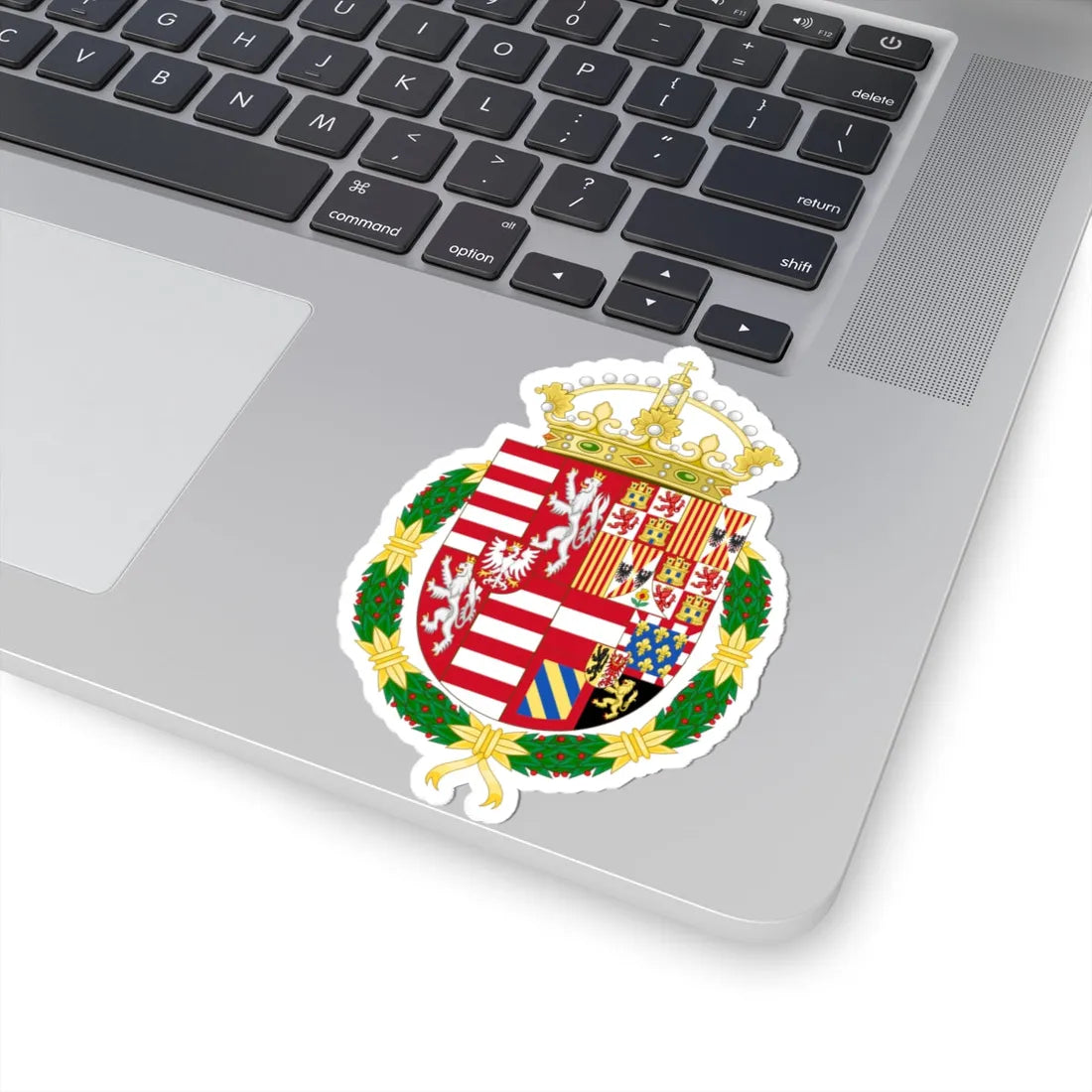 Coat of Arms of Mary of Austria as Queen of Hungary (Austria) (Coat of Arms) STICKER Vinyl Kiss-Cut Decal - The Sticker Space