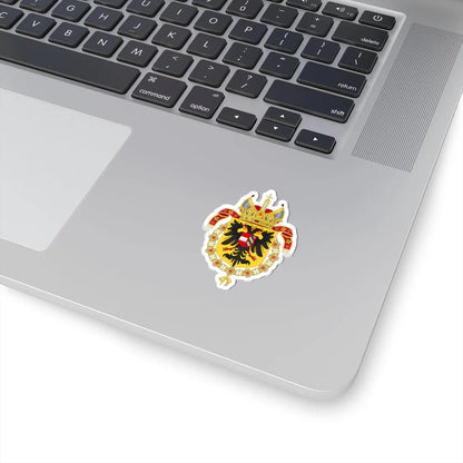 Coat of Arms of Maximilian II Holy Roman Emperor-Or shield variant (Austria) (Coat of Arms) STICKER Vinyl Kiss-Cut Decal - The Sticker Space