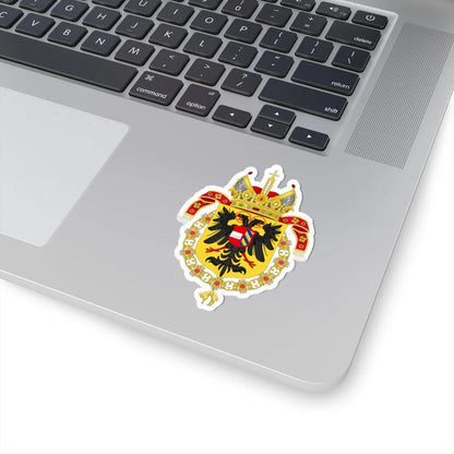 Coat of Arms of Maximilian II Holy Roman Emperor-Or shield variant (Austria) (Coat of Arms) STICKER Vinyl Kiss-Cut Decal - The Sticker Space