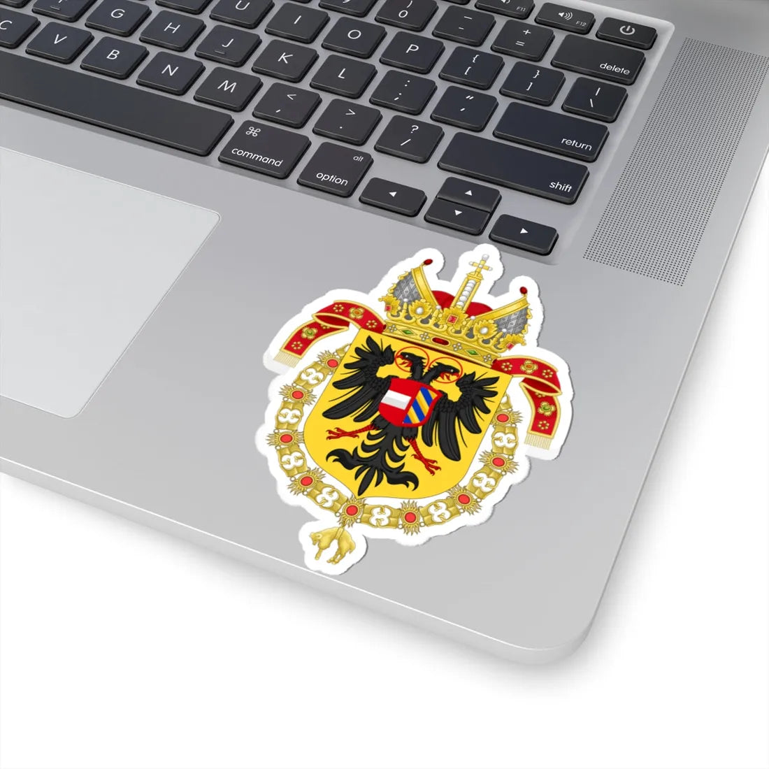 Coat of Arms of Maximilian II Holy Roman Emperor-Or shield variant (Austria) (Coat of Arms) STICKER Vinyl Kiss-Cut Decal - The Sticker Space