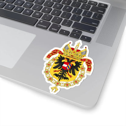 Coat of Arms of Maximilian II Holy Roman Emperor-Or shield variant (Austria) (Coat of Arms) STICKER Vinyl Kiss-Cut Decal - The Sticker Space