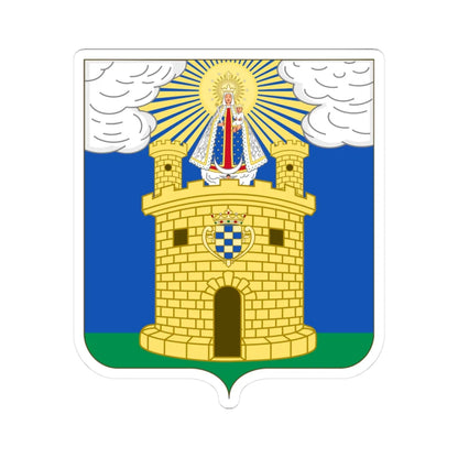 Coat of Arms of Medellin (Colombia) (Coat of Arms) STICKER Vinyl Kiss-Cut Decal 3 Inch White - The Sticker Space