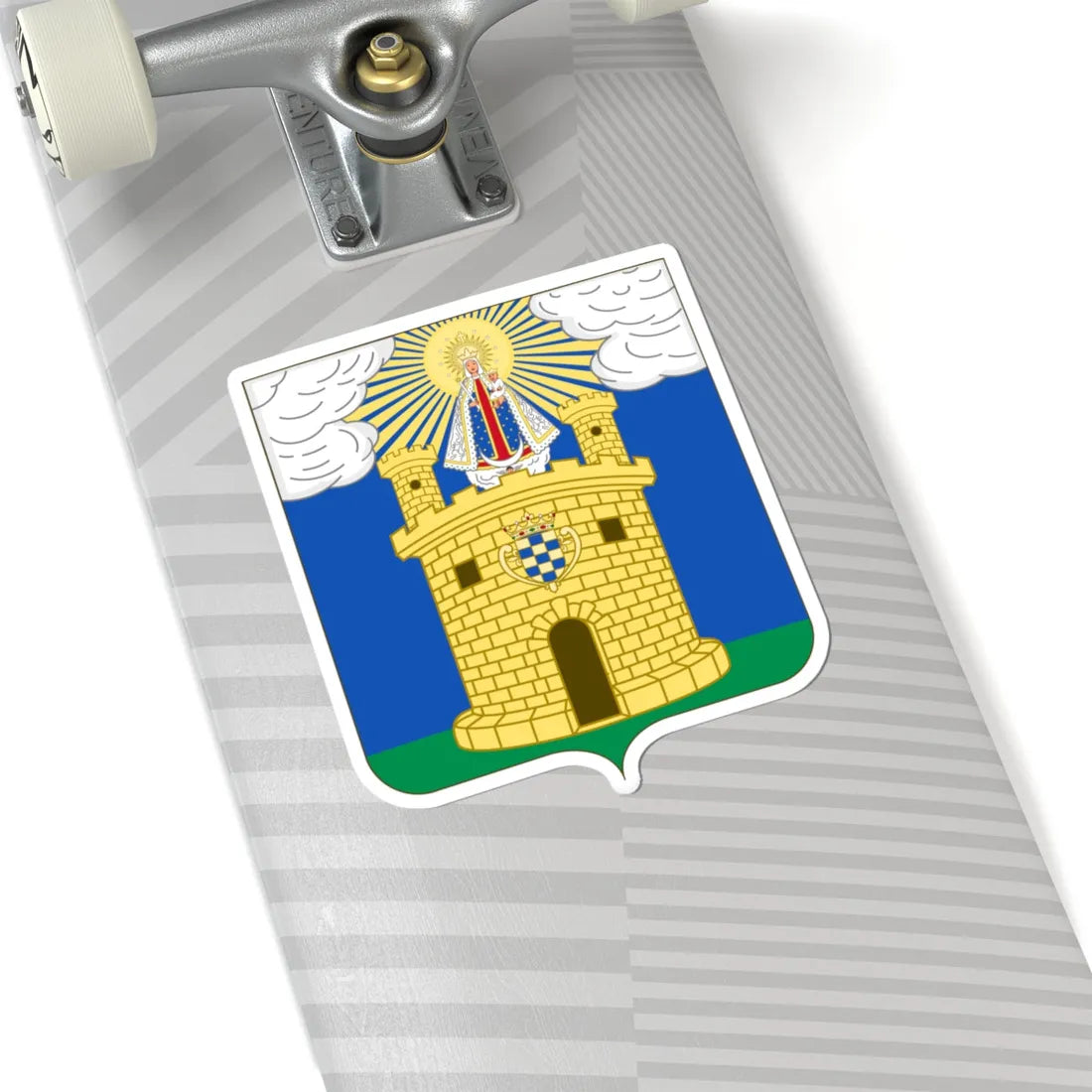 Coat of Arms of Medellin (Colombia) (Coat of Arms) STICKER Vinyl Kiss-Cut Decal - The Sticker Space