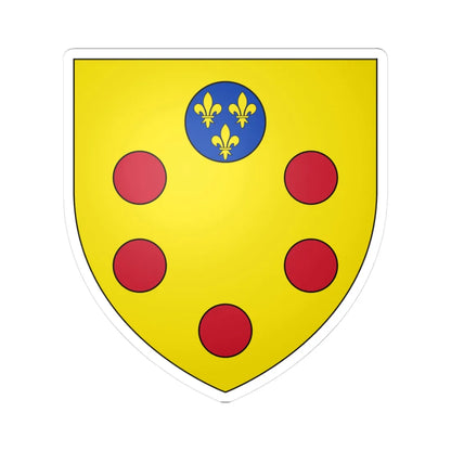Coat of arms of Medici (Italy) (Coat of Arms) STICKER Vinyl Kiss-Cut Decal 3 Inch White - The Sticker Space