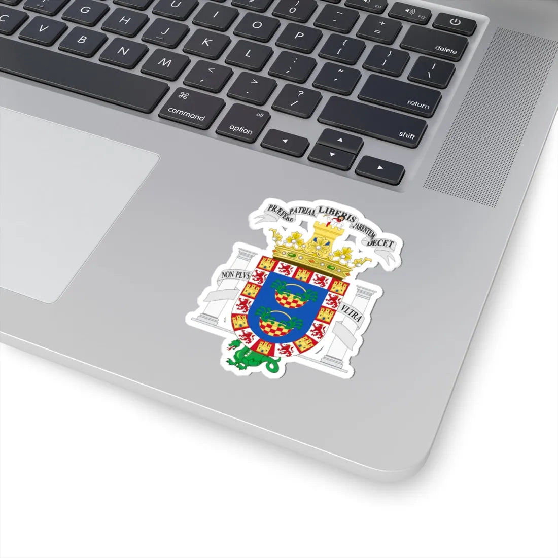 Coat of Arms of Melilla (Spain) (Coat of Arms) STICKER Vinyl Kiss-Cut Decal - The Sticker Space