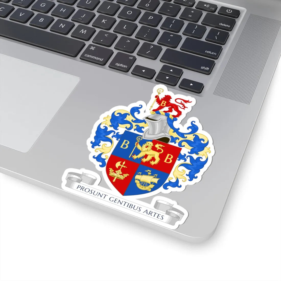 Coat of arms of Metropolitan Borough of Bermondsey (England) (Coat of Arms) STICKER Vinyl Kiss-Cut Decal - The Sticker Space