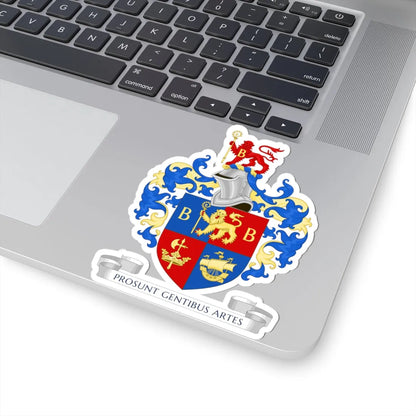 Coat of arms of Metropolitan Borough of Bermondsey (England) (Coat of Arms) STICKER Vinyl Kiss-Cut Decal - The Sticker Space