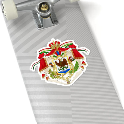 Coat of arms of Mexico 1821-1823 (Mexico) (Coat of Arms) STICKER Vinyl Kiss-Cut Decal - The Sticker Space