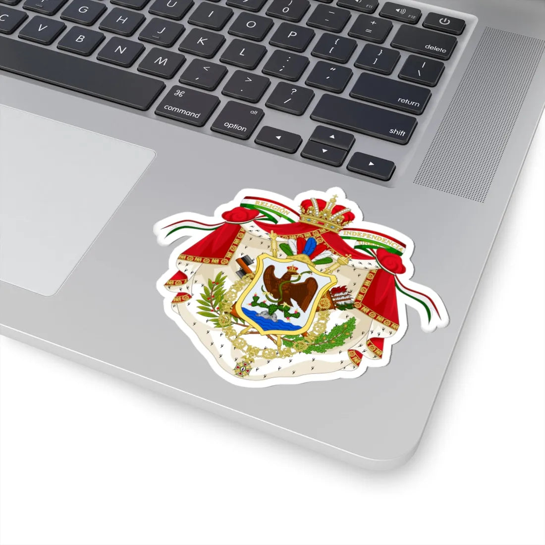 Coat of arms of Mexico 1821-1823 (Mexico) (Coat of Arms) STICKER Vinyl Kiss-Cut Decal - The Sticker Space