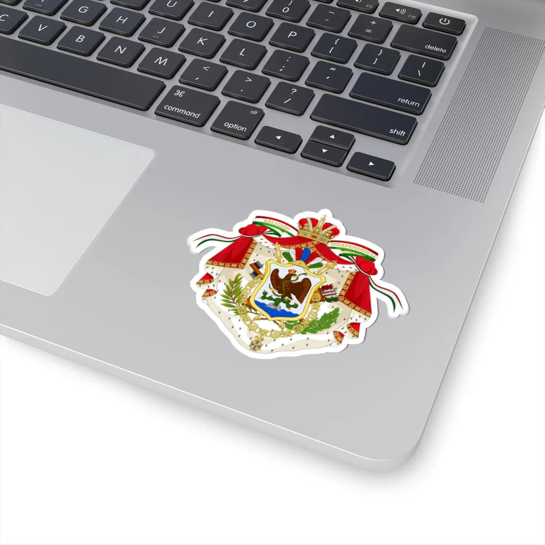 Coat of arms of Mexico 1821-1823 (Mexico) (Coat of Arms) STICKER Vinyl Kiss-Cut Decal - The Sticker Space
