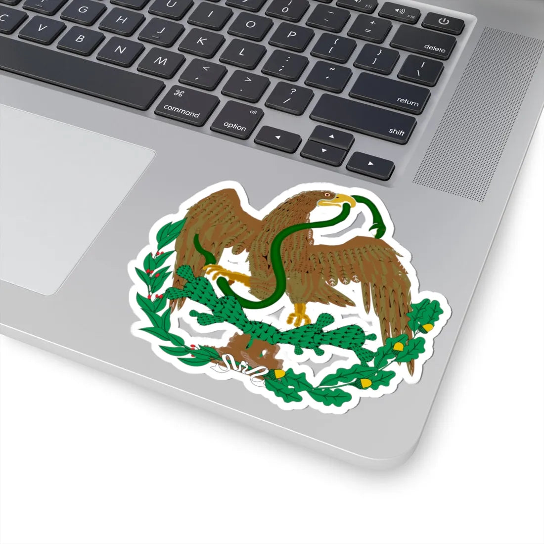 Coat of arms of Mexico 1823-1864 18671893 (Mexico) (Coat of Arms) STICKER Vinyl Kiss-Cut Decal - The Sticker Space