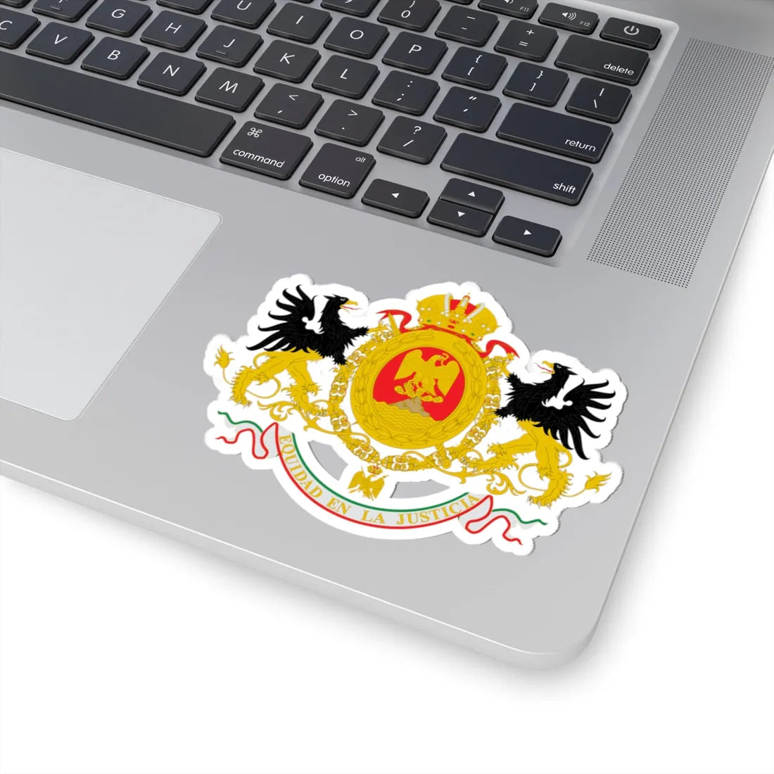 Coat of arms of Mexico 1864-1867 2 (Mexico) (Coat of Arms) STICKER Vinyl Kiss-Cut Decal - The Sticker Space