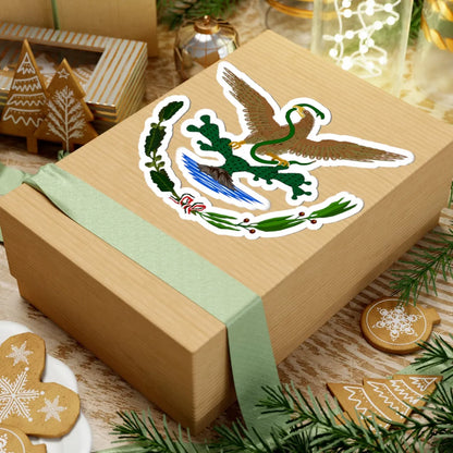 Coat of arms of Mexico 1893-1916 (Mexico) (Coat of Arms) STICKER Vinyl Kiss-Cut Decal - The Sticker Space