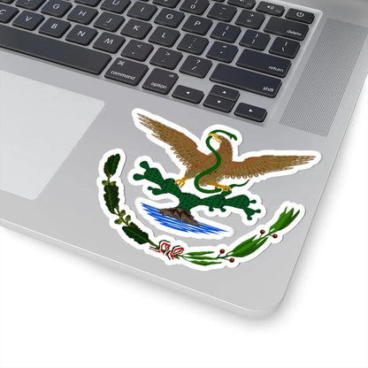 Coat of arms of Mexico 1893-1916 (Mexico) (Coat of Arms) STICKER Vinyl Kiss-Cut Decal - The Sticker Space