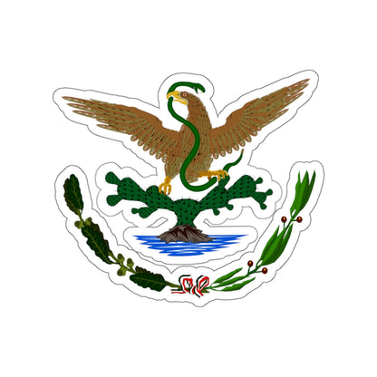 Coat of arms of Mexico (1893–1916) STICKER Vinyl Die-Cut Decal-White-The Sticker Space