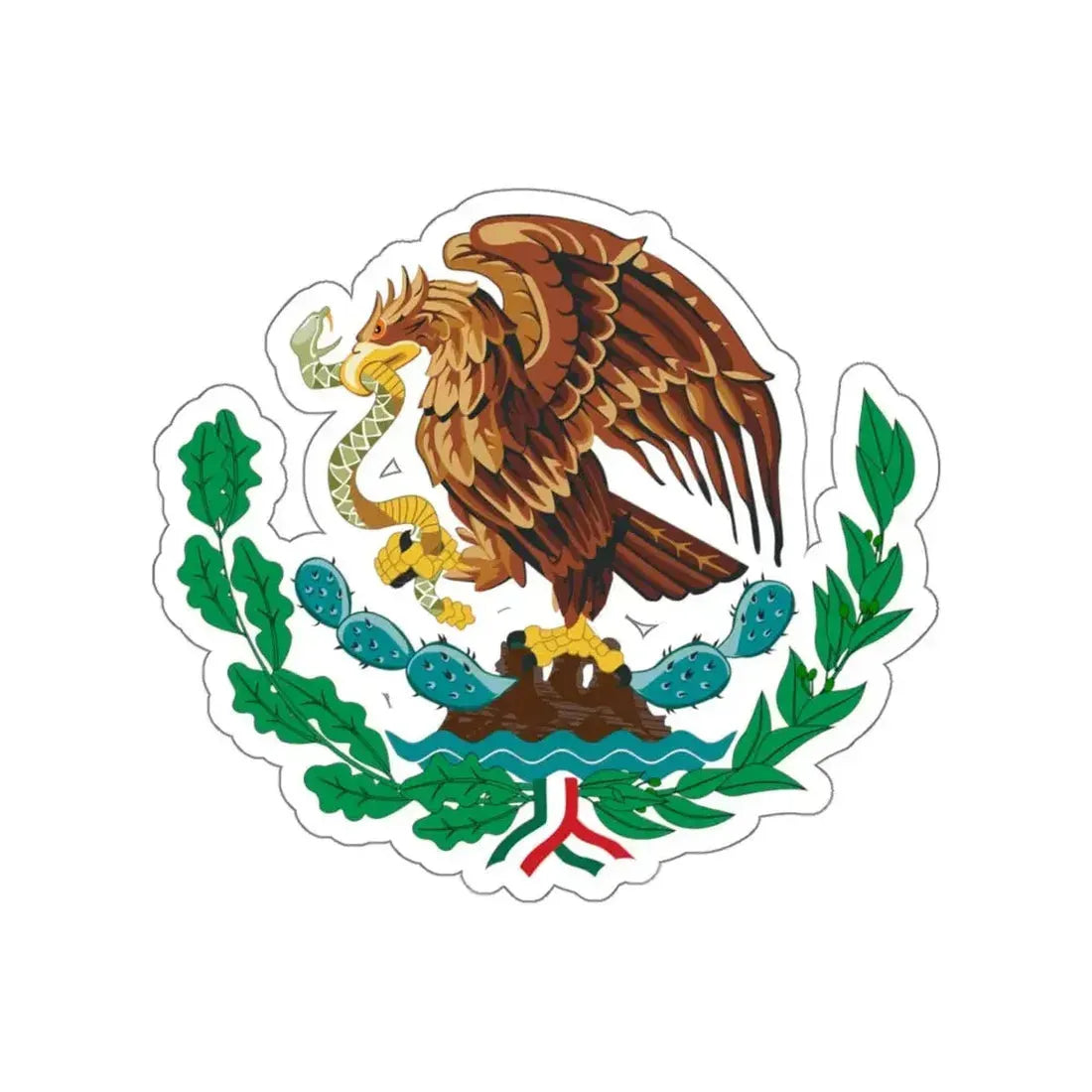 Coat of arms of Mexico (1916–1934) STICKER Vinyl Die-Cut Decal - The Sticker Space