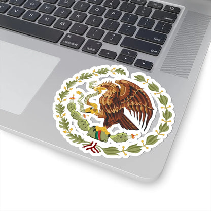 Coat of arms of Mexico 1934-1968 (Mexico) (Coat of Arms) STICKER Vinyl Kiss-Cut Decal - The Sticker Space