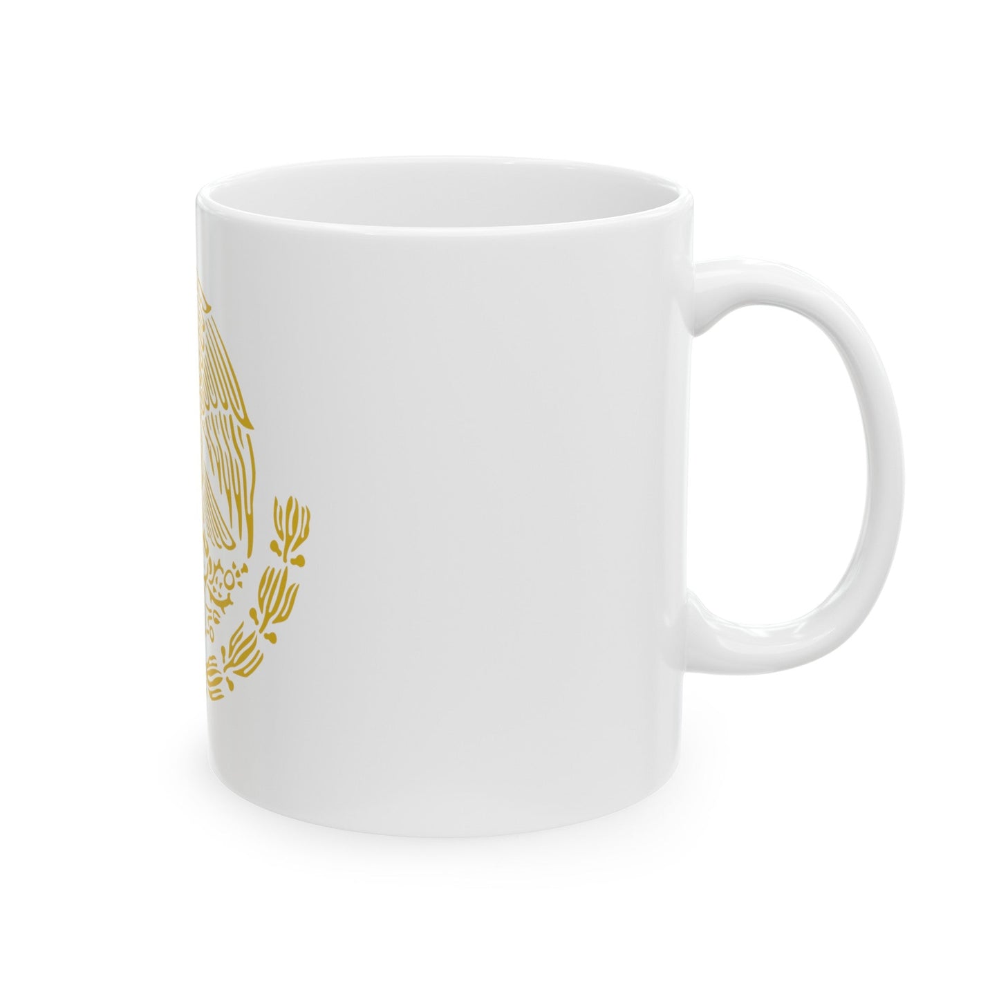 Coat of arms of Mexico 2 - White Coffee Mug-The Sticker Space