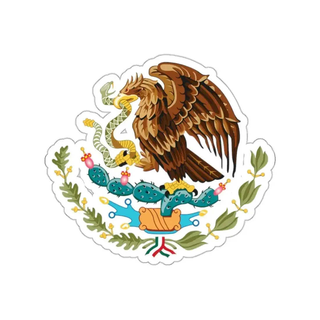 Coat of arms of Mexico STICKER Vinyl Die-Cut Decal - The Sticker Space