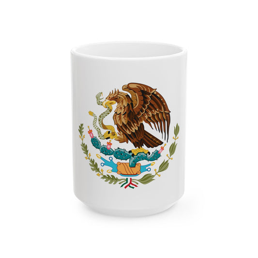 Coat of arms of Mexico - White Coffee Mug