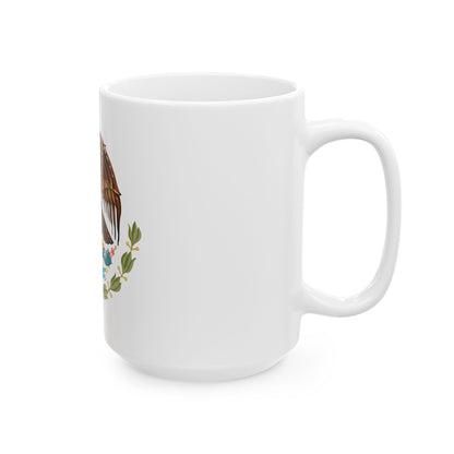 Coat of arms of Mexico - White Coffee Mug