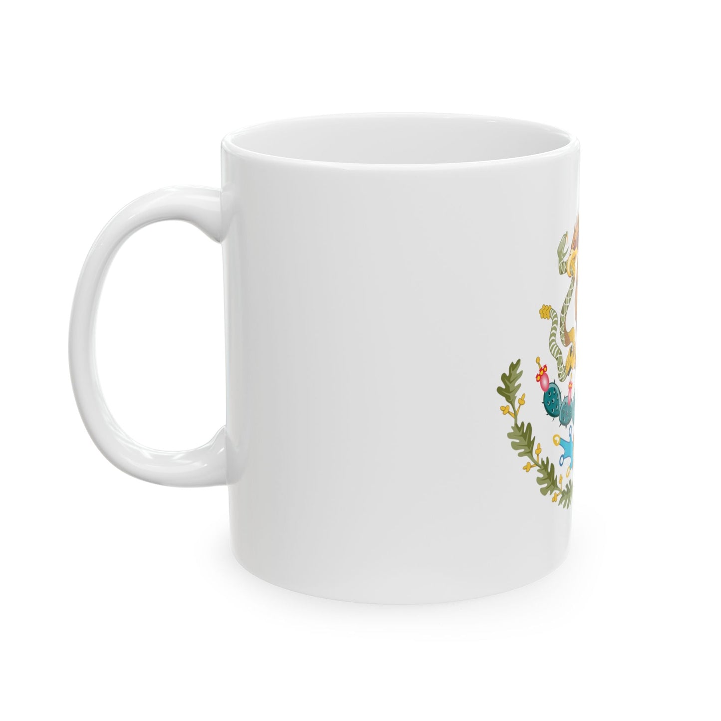 Coat of arms of Mexico - White Coffee Mug