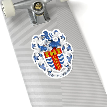 Coat of arms of Mid Devon District Council (England) (Coat of Arms) STICKER Vinyl Kiss-Cut Decal - The Sticker Space