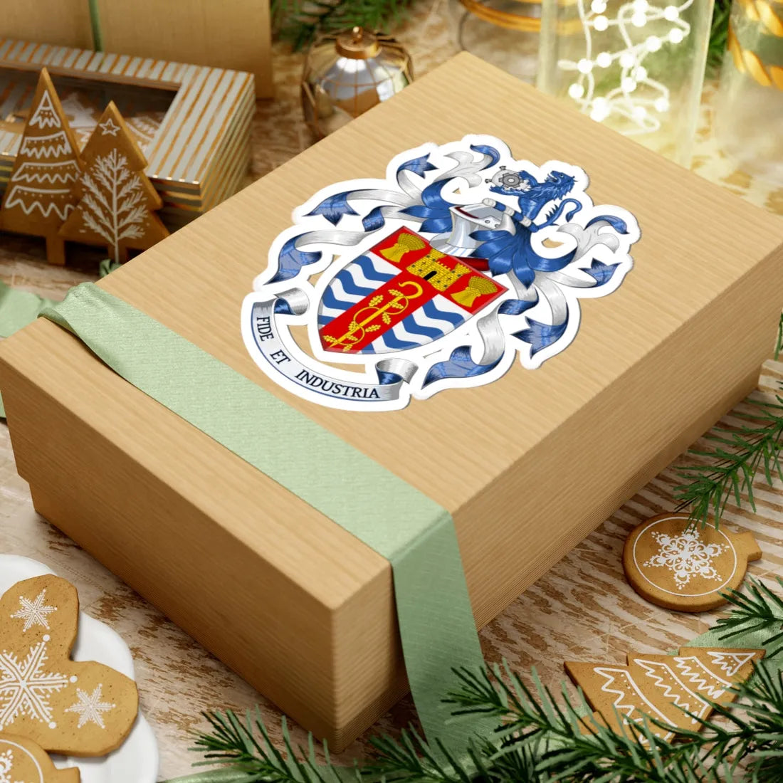 Coat of arms of Mid Devon District Council (England) (Coat of Arms) STICKER Vinyl Kiss-Cut Decal - The Sticker Space