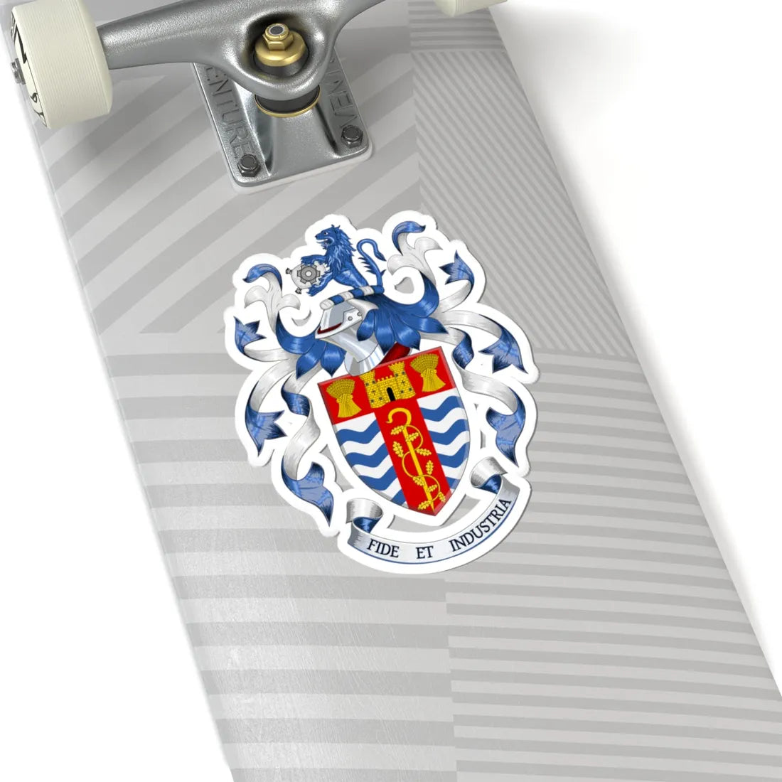 Coat of arms of Mid Devon District Council (England) (Coat of Arms) STICKER Vinyl Kiss-Cut Decal - The Sticker Space
