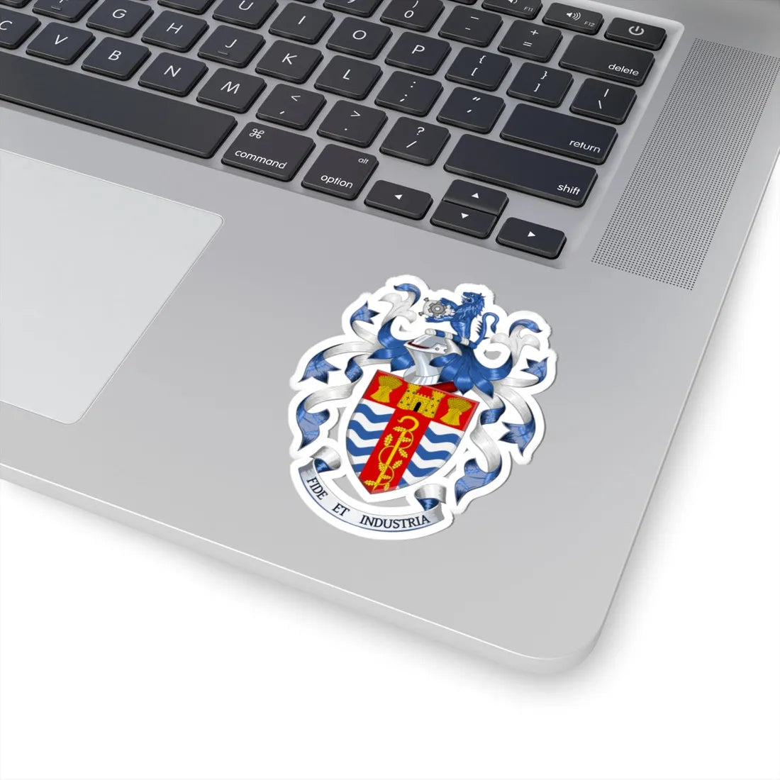 Coat of arms of Mid Devon District Council (England) (Coat of Arms) STICKER Vinyl Kiss-Cut Decal - The Sticker Space