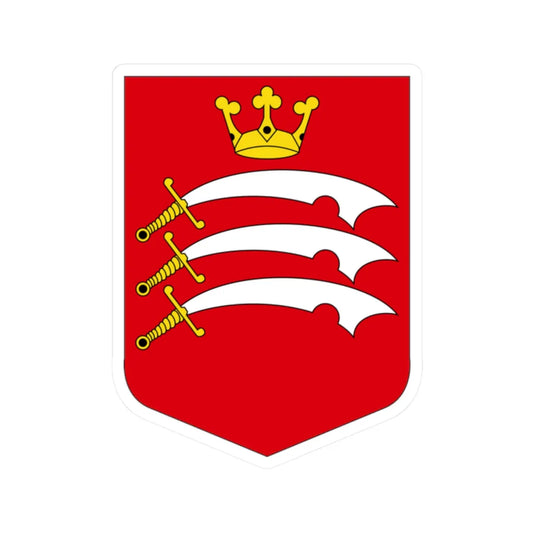 Coat of Arms of Middlesex (England) (Coat of Arms) STICKER Vinyl Kiss-Cut Decal 2 Inch White - The Sticker Space