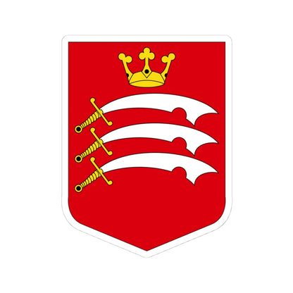 Coat of Arms of Middlesex (England) (Coat of Arms) STICKER Vinyl Kiss-Cut Decal 4 Inch White - The Sticker Space