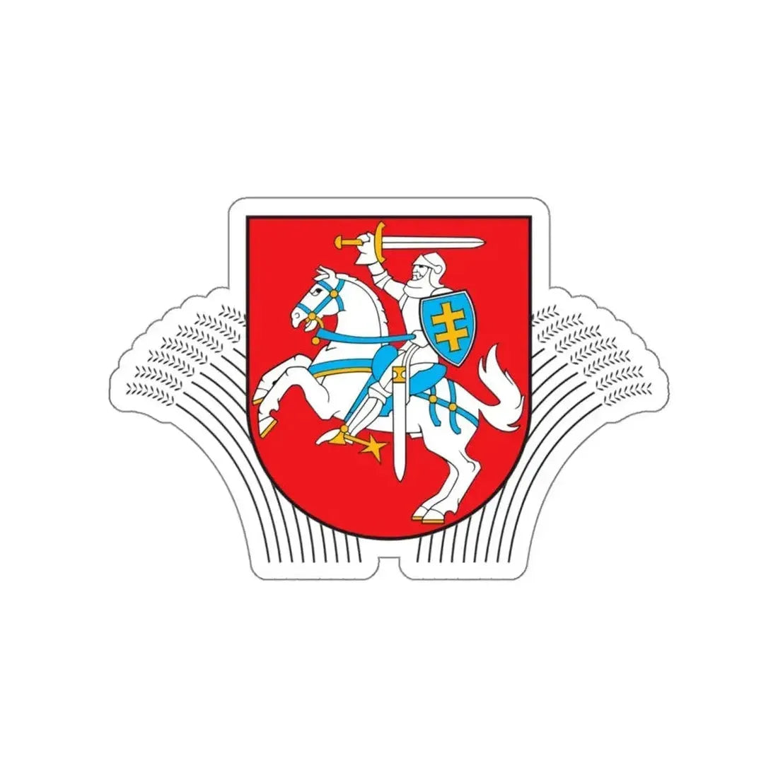 Coat of Arms of Ministry of Agriculture Lithuania STICKER Vinyl Die-Cut Decal - The Sticker Space