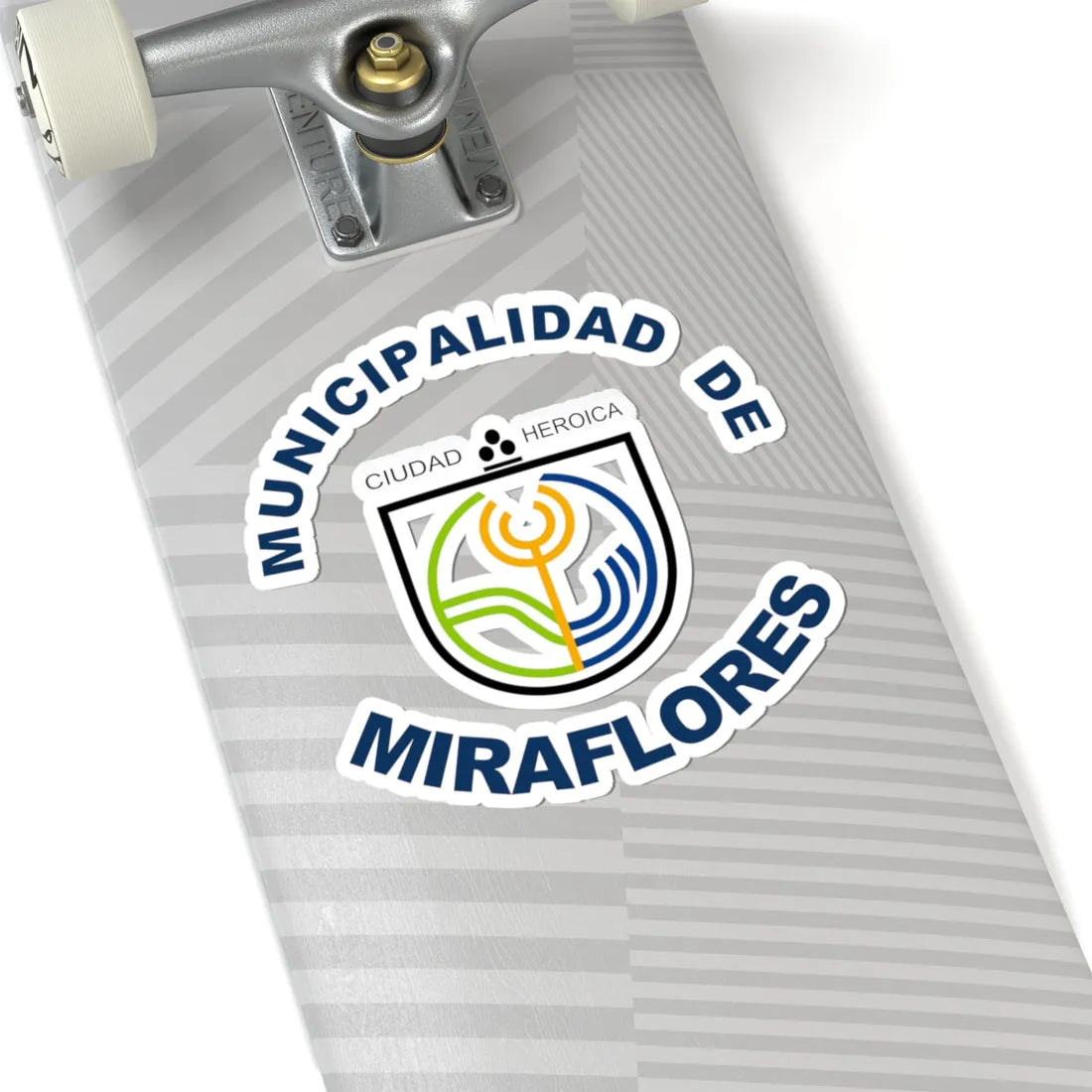 Coat of arms of Miraflores (Peru) (Coat of Arms) STICKER Vinyl Kiss-Cut Decal - The Sticker Space