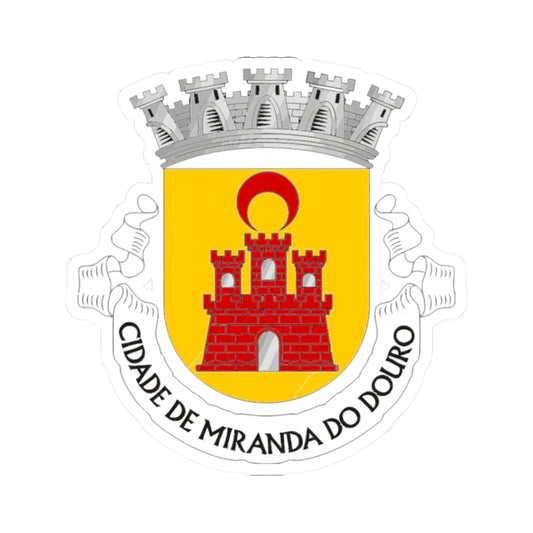 Coat of arms of Miranda do Douro (Iran) (Coat of Arms) STICKER Vinyl Kiss-Cut Decal 2 Inch White - The Sticker Space