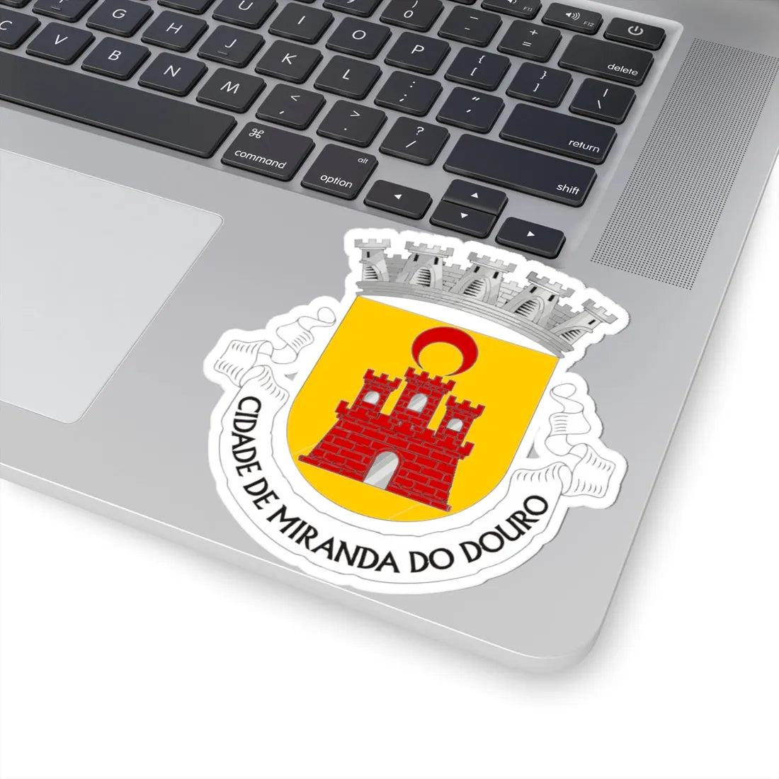 Coat of arms of Miranda do Douro (Iran) (Coat of Arms) STICKER Vinyl Kiss-Cut Decal - The Sticker Space