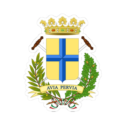Coat of arms of Modena (Italy) (Coat of Arms) STICKER Vinyl Kiss-Cut Decal 3 Inch White - The Sticker Space