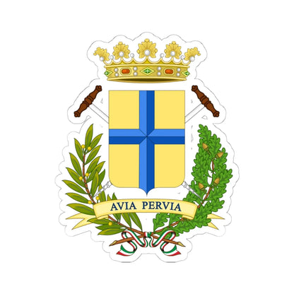 Coat of arms of Modena (Italy) (Coat of Arms) STICKER Vinyl Kiss-Cut Decal 6 Inch White - The Sticker Space