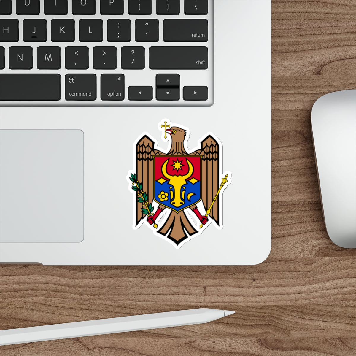 Coat of arms of Moldova STICKER Vinyl Die-Cut Decal-The Sticker Space