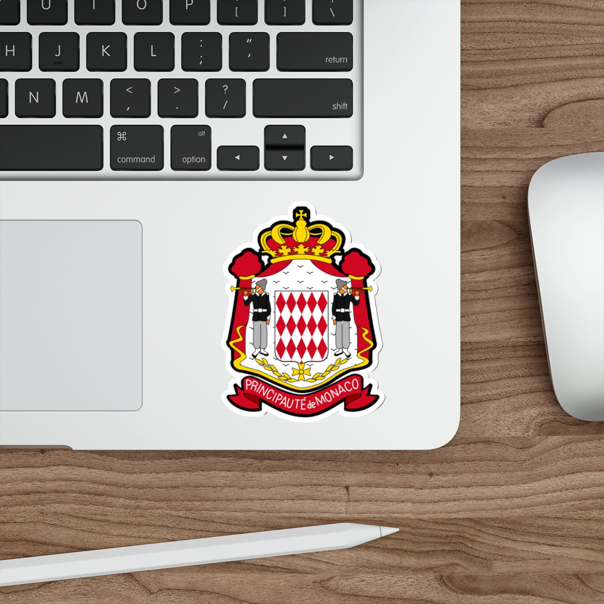 Coat of arms of Monaco STICKER Vinyl Die-Cut Decal-The Sticker Space