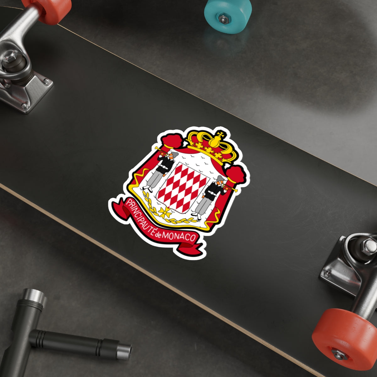 Coat of arms of Monaco STICKER Vinyl Die-Cut Decal-The Sticker Space