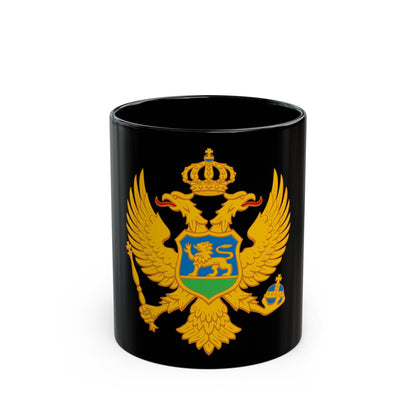 Coat of arms of Montenegro - Black Coffee Mug-11oz-The Sticker Space