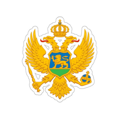 Coat of arms of Montenegro STICKER Vinyl Die-Cut Decal - The Sticker Space