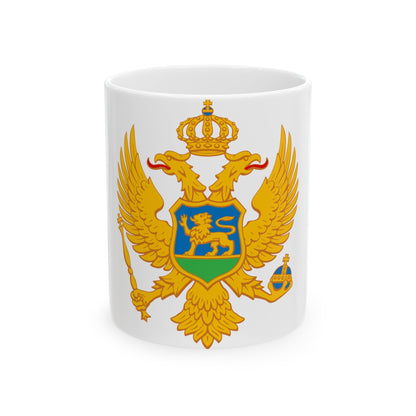 Coat of arms of Montenegro - White Coffee Mug-11oz-The Sticker Space