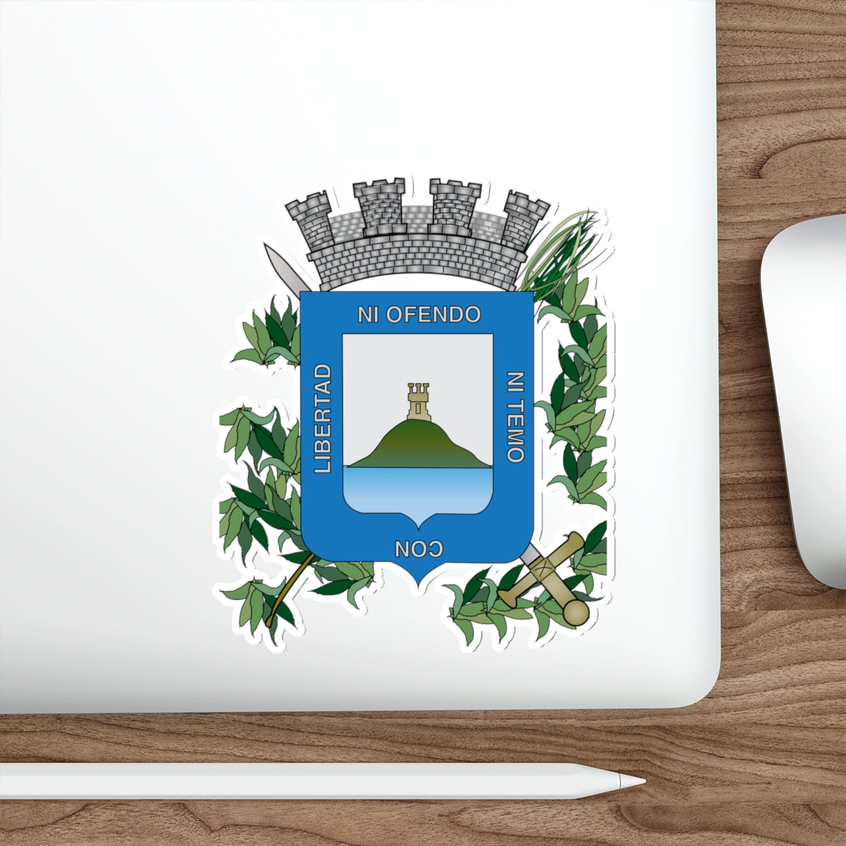 Coat of arms of Montevideo Department STICKER Vinyl Die-Cut Decal-The Sticker Space