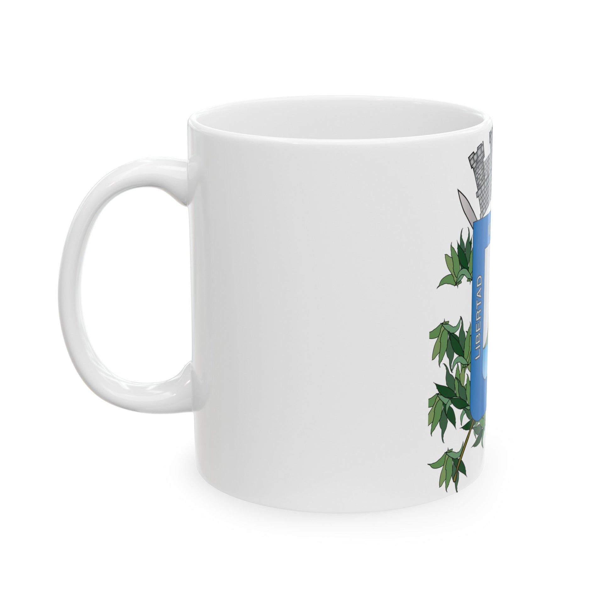 Coat of arms of Montevideo Department - White Coffee Mug-The Sticker Space