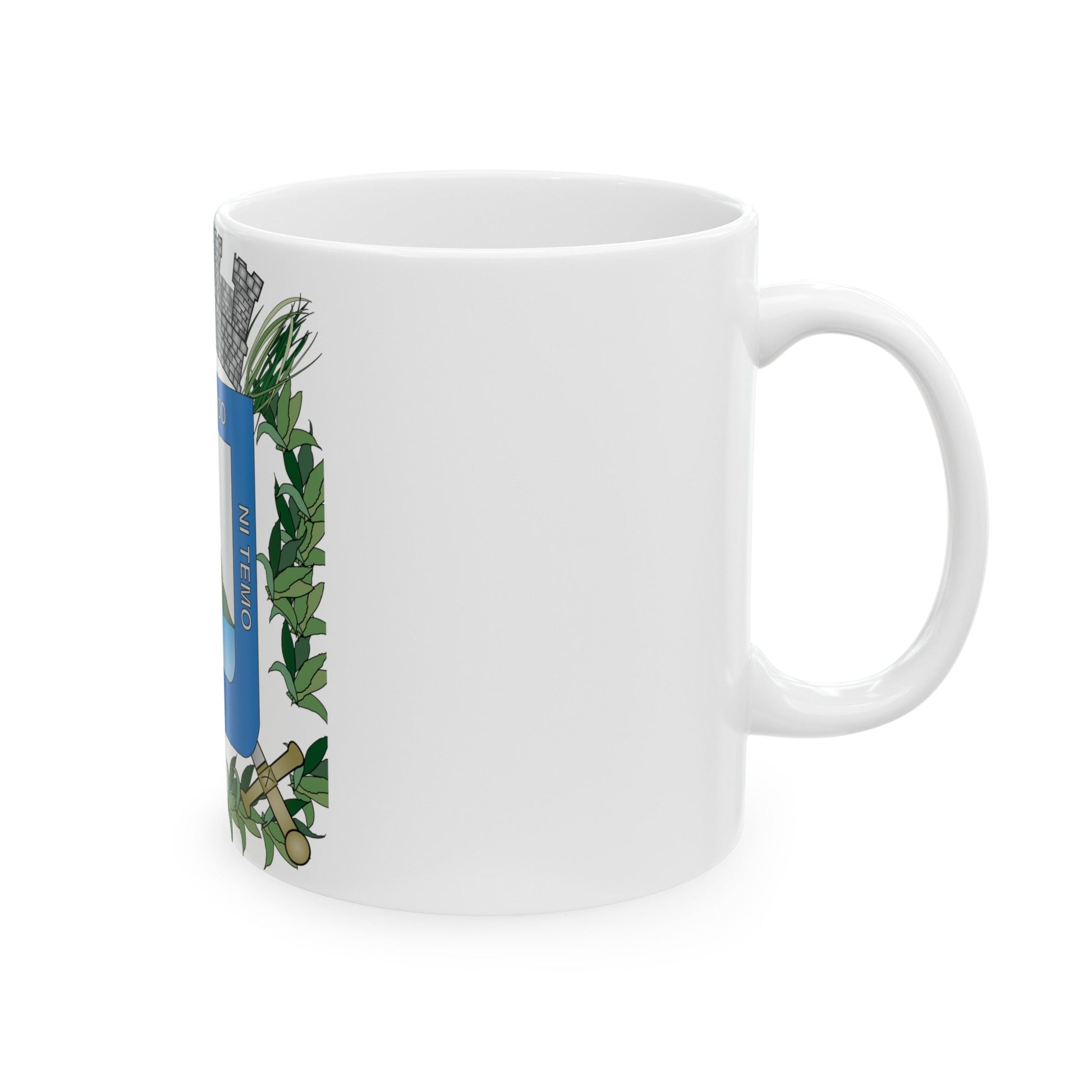 Coat of arms of Montevideo Department - White Coffee Mug-The Sticker Space