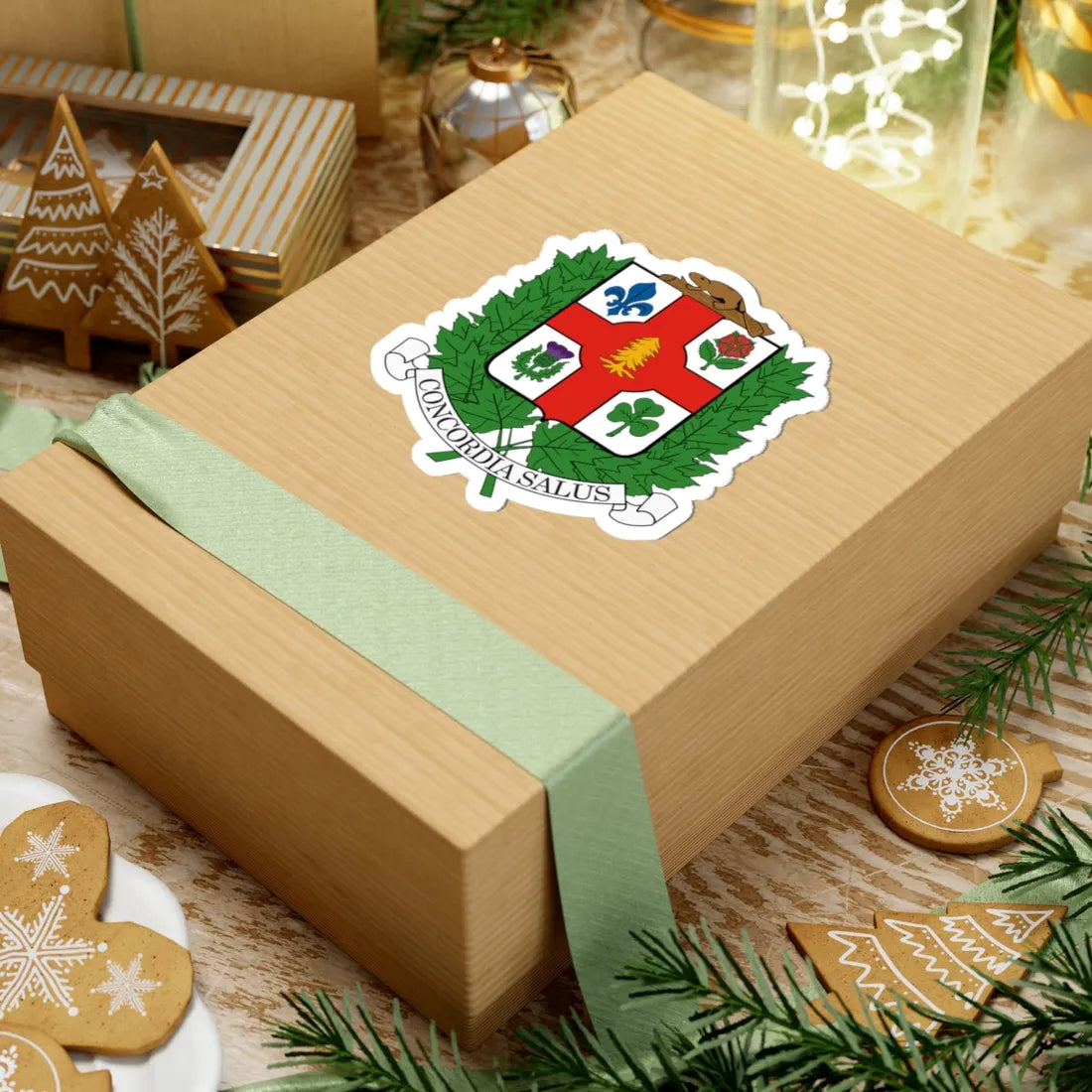 Coat of arms of Montreal (Canada) (Coat of Arms) STICKER Vinyl Kiss-Cut Decal - The Sticker Space