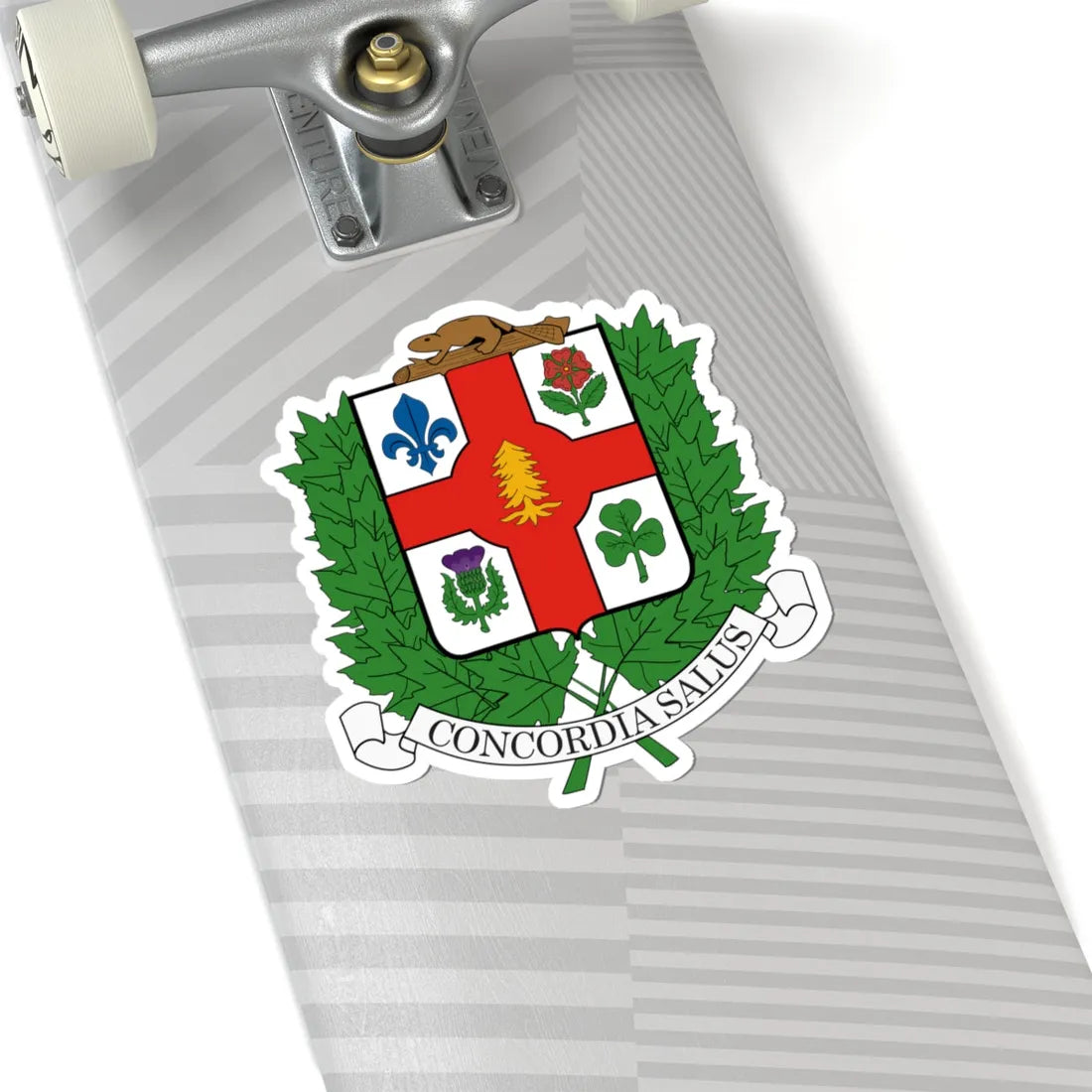 Coat of arms of Montreal (Canada) (Coat of Arms) STICKER Vinyl Kiss-Cut Decal - The Sticker Space