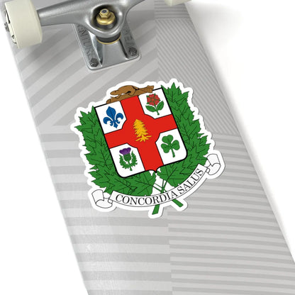 Coat of arms of Montreal (Canada) (Coat of Arms) STICKER Vinyl Kiss-Cut Decal - The Sticker Space
